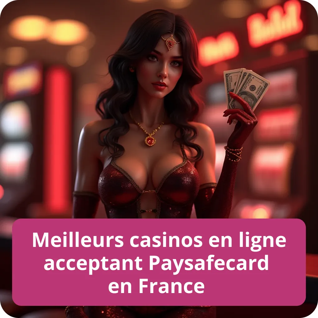 Meilleurs casinos en ligne acceptant PaysafeCard en France